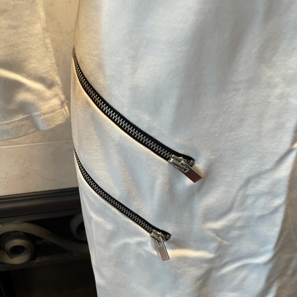Express Women’s White Zipper Dress SZ XS - Picture 4 of 6